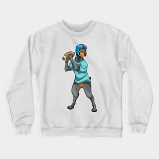 Doberman Football Sports Crewneck Sweatshirt